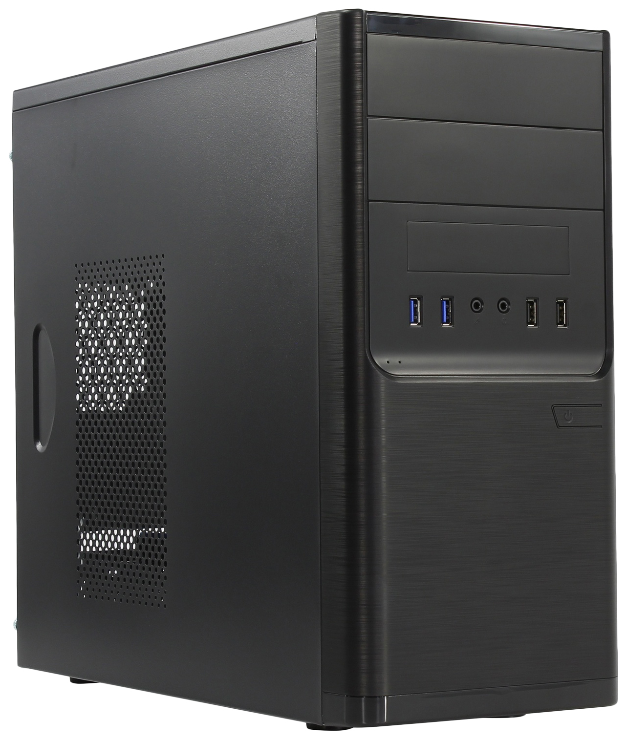 Корпус MicroATX Miditower Powerman ES701 450W Black