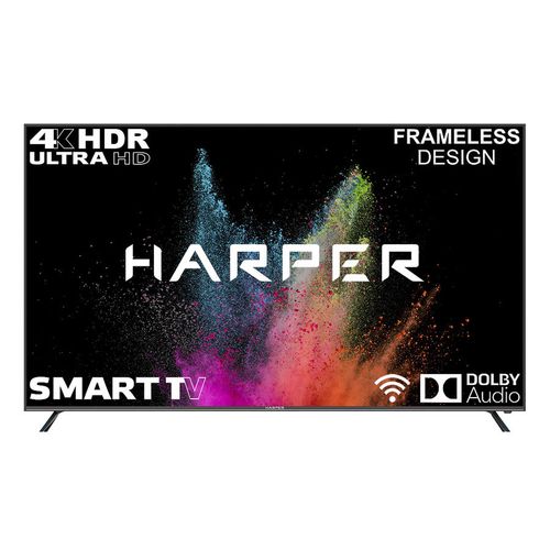 75" Телевизор Harper 75U750TS (4K UHD 3840x2160, Smart TV) черный