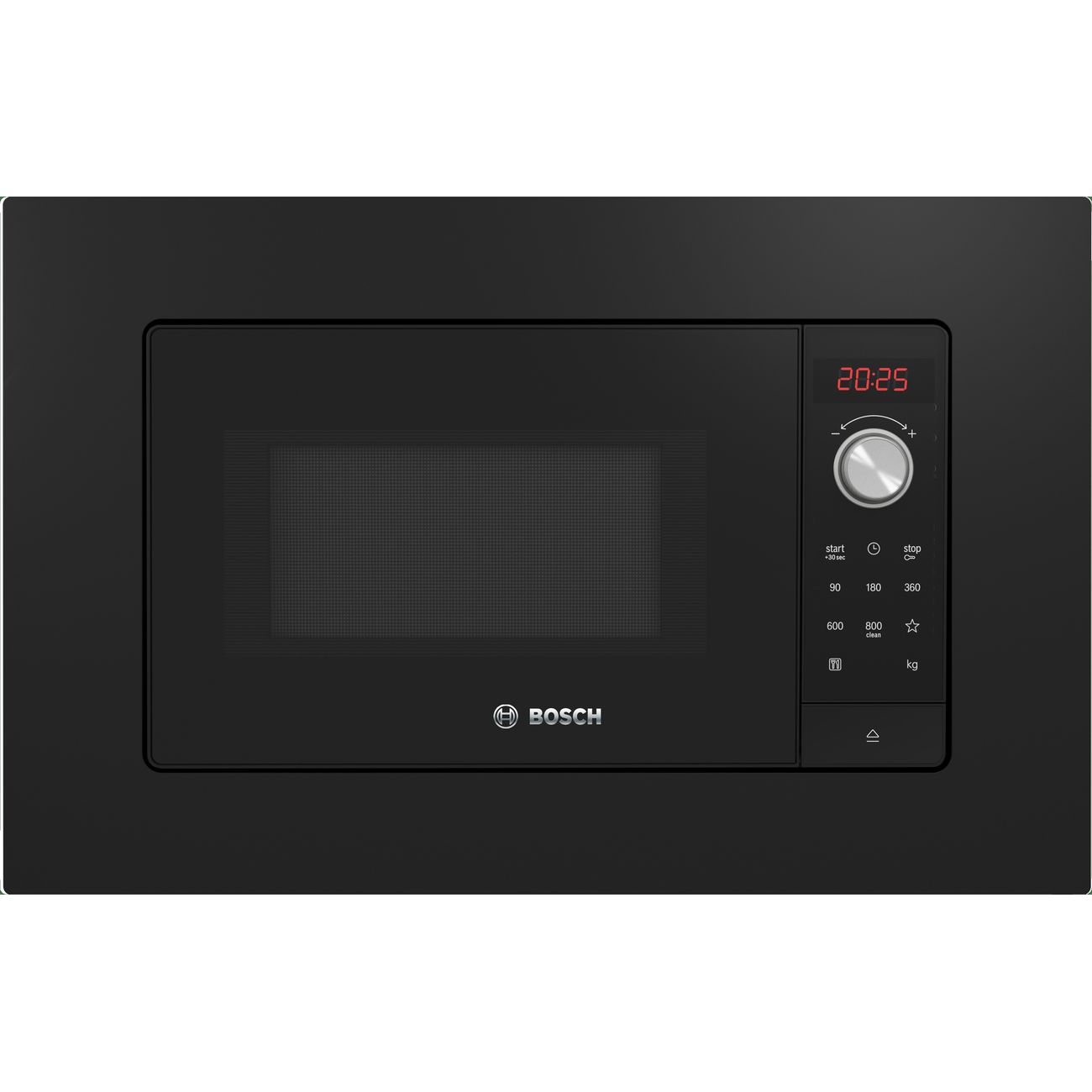 Встраиваемая микроволновая печь Bosch BFL623MC3 [800 Вт, 20 л, пов. мех., дисплей, черный, серебристый]