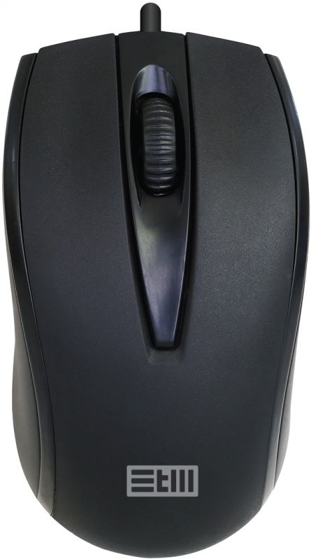 Мышь проводная STM 105C, 1000dpi, оптическая светодиодная, USB, черный (STM 105C)