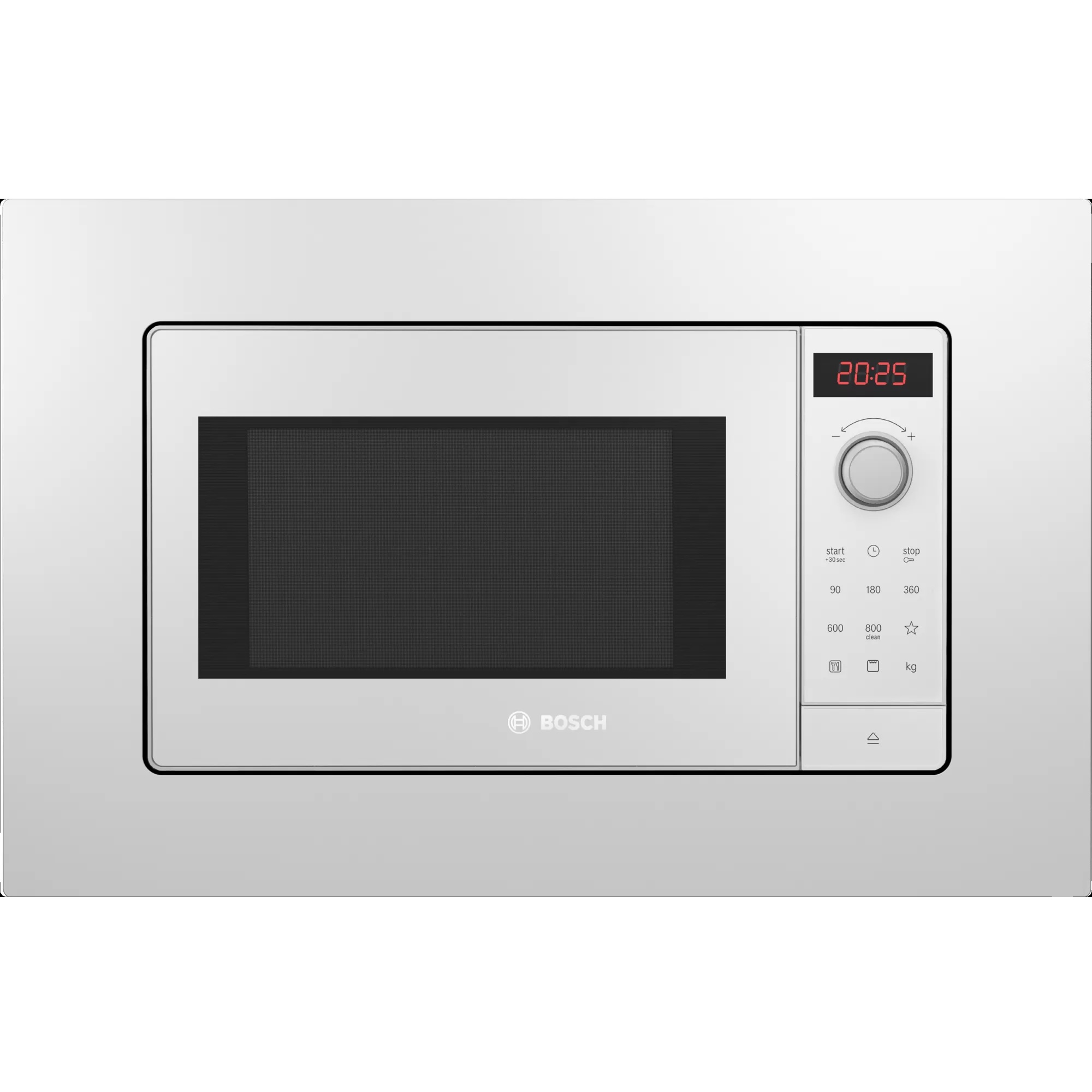 Встраиваемая микроволновая печь Bosch BEL653MW3 [800 Вт, 25 л, пов. мех., гриль, дисплей, белый]