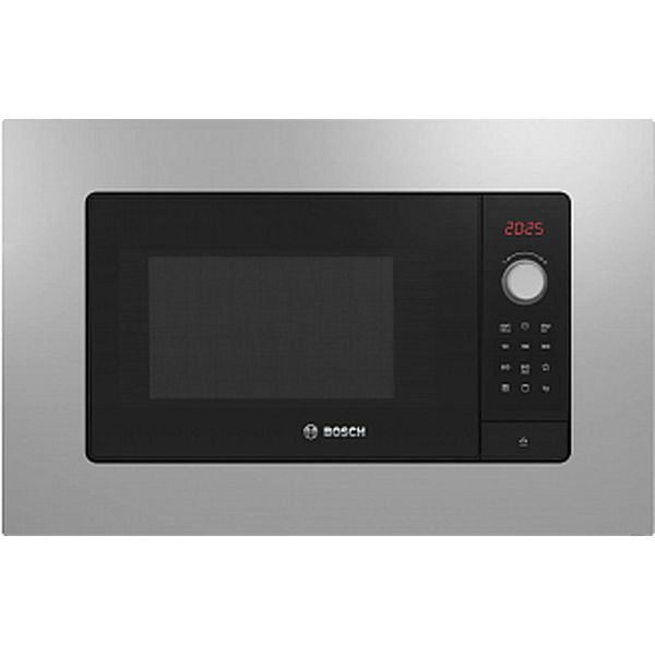 Встраиваемая микроволновая печь Bosch BEL653MS3 [800 Вт, 25 л, пов. мех., гриль, дисплей, серебристый, черный]