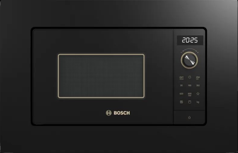 Встраиваемая микроволновая печь Bosch Serie 2 BEL623MY3 [800 Вт, 20 л, пов. мех., гриль, дисплей, черный]