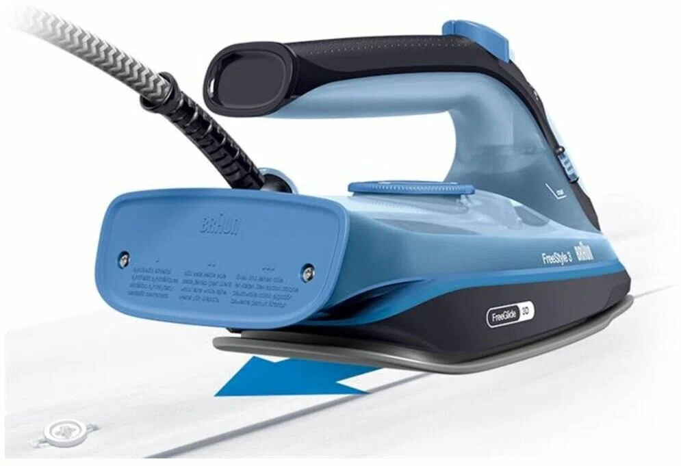 Утюг Braun FI 3194BK, голубой/черный