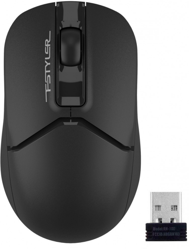 Мышь беспроводная A4Tech Fstyler FG12 Black Wireless