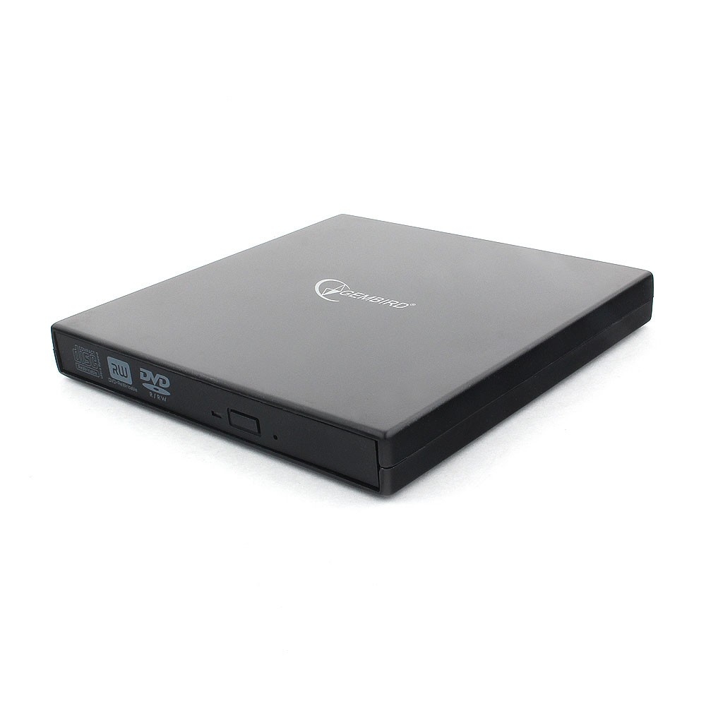 Внешний DVD-привод Gembird DVD-USB-02-SV с интерфейсом USB 2.0 пластик, серебро