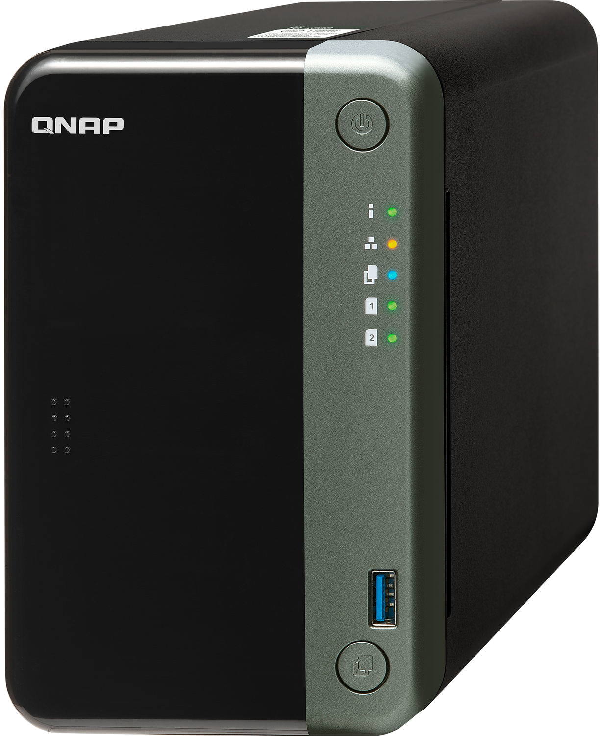 SMB QNAP TS-253D-4G NAS, 2 trays 3,5"/2,5", 2x2,5 GbE BASE-T, HDMI. Intel Celeron J4125 2,0 GHz (up to 2,7 GHz), 4 GB DDR4 (1 x 4 GB) up to 8 GB (2 x 4GB)
