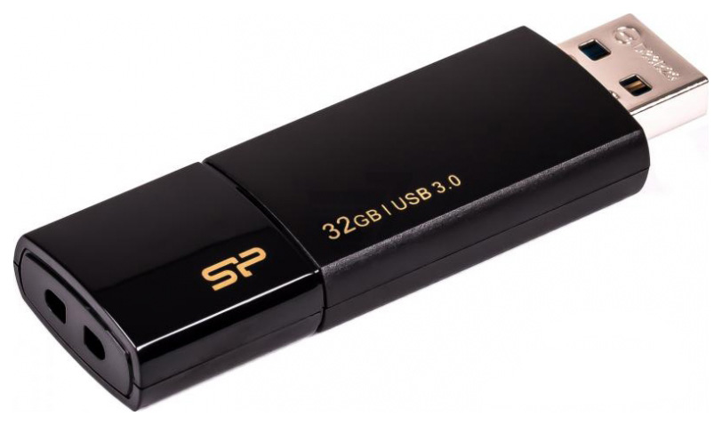 Флешка 32Gb USB 3.0 Silicon Power Blaze Blaze B05, черный (SP032GBUF3B05V1K)