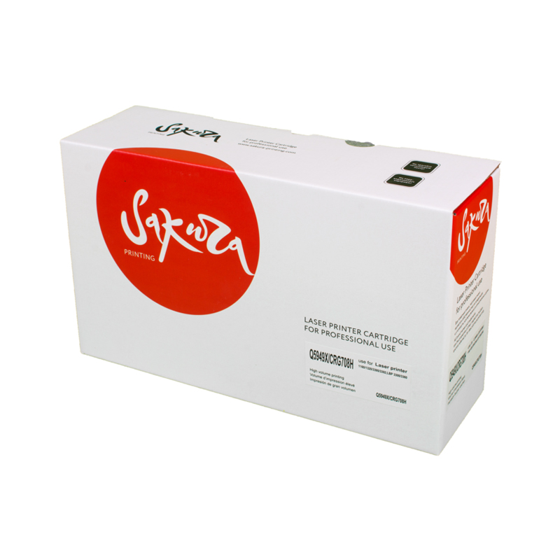 Картридж лазерный SAKURA SAQ5949X/CRG708H (Q5949x/CRG708H), черный, 6000 страниц, совместимый
