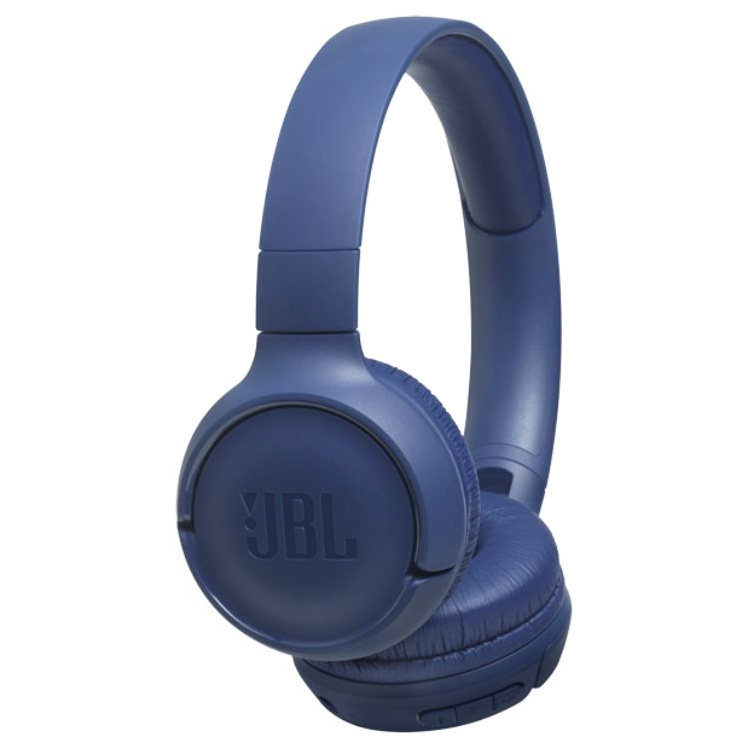 Наушники беспроводные JBL TUNE 500BT [Накладные, Закрытые, 20-20000 Гц, микр, рег. громкости, синие]