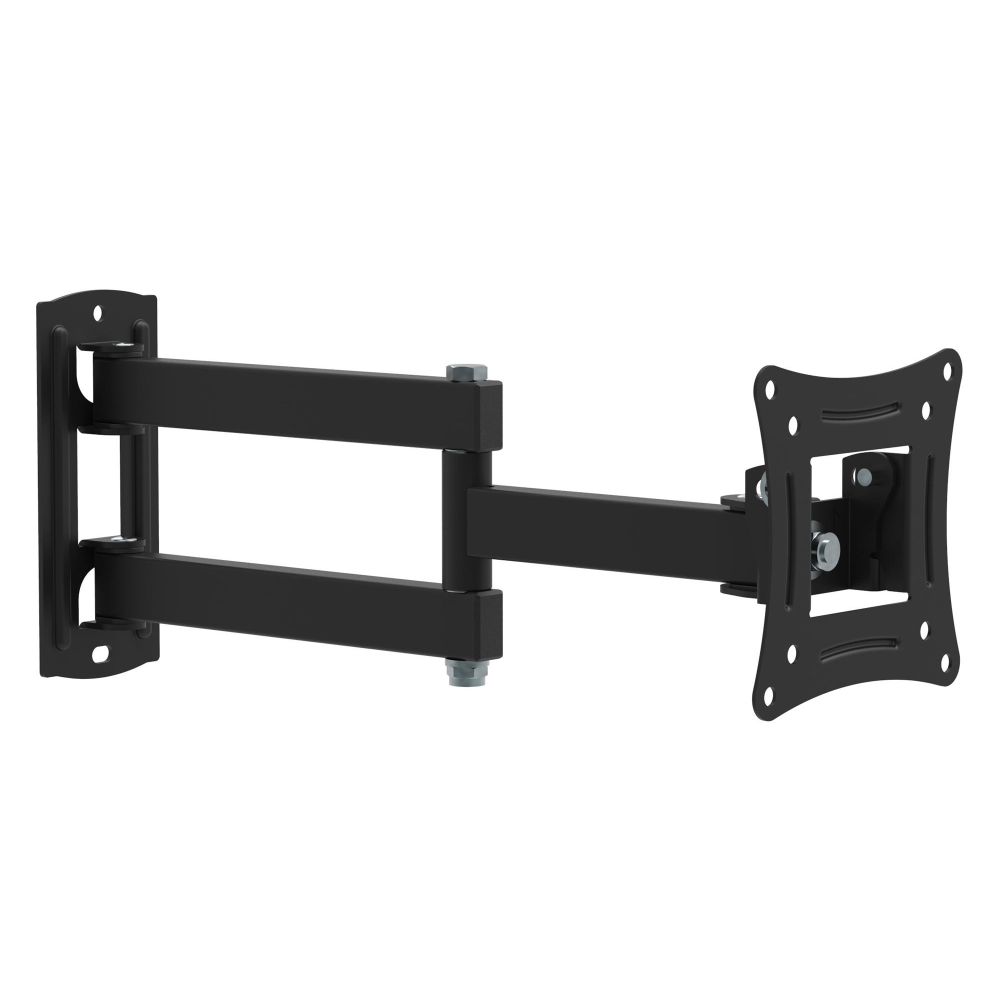 Кронштейн для телевизора Buro FL2S черный 15"-29" макс.12кг настенный поворотно-выдвижной и наклонный