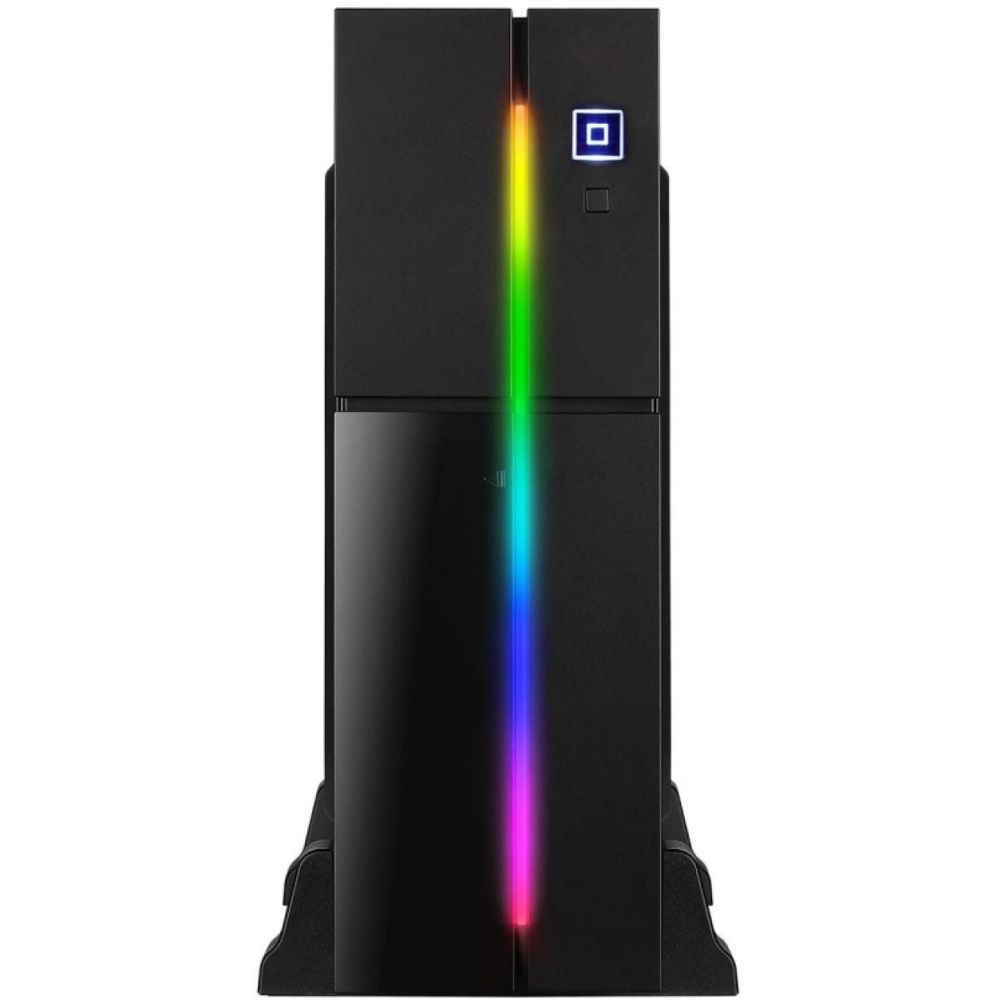 Корпус MicroATX Minitower AeroCool Playa Slim 400W Black