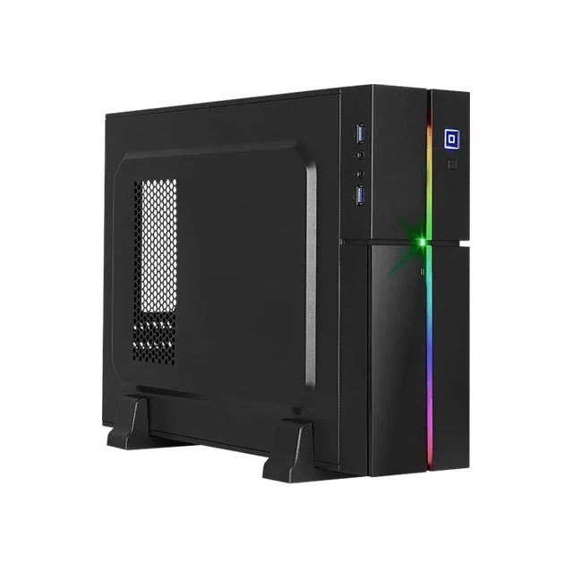 Корпус MicroATX Minitower AeroCool Playa Slim 400W Black