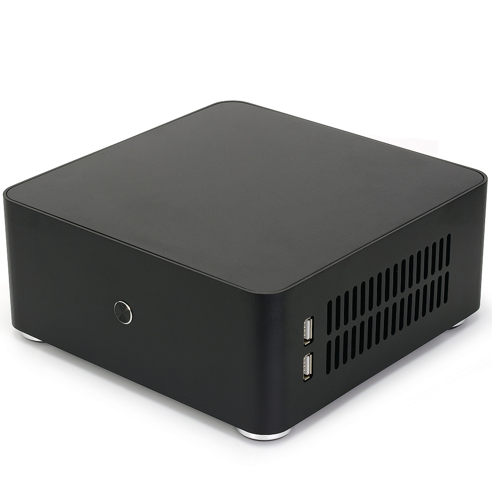 Корпус Mini-ITX Crown CMC-170-803 (CM-PSDC125) Black 120W