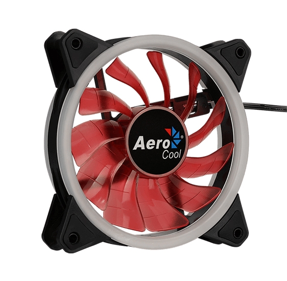 Вентилятор 120x120 AeroCool Rev Red LED Ret