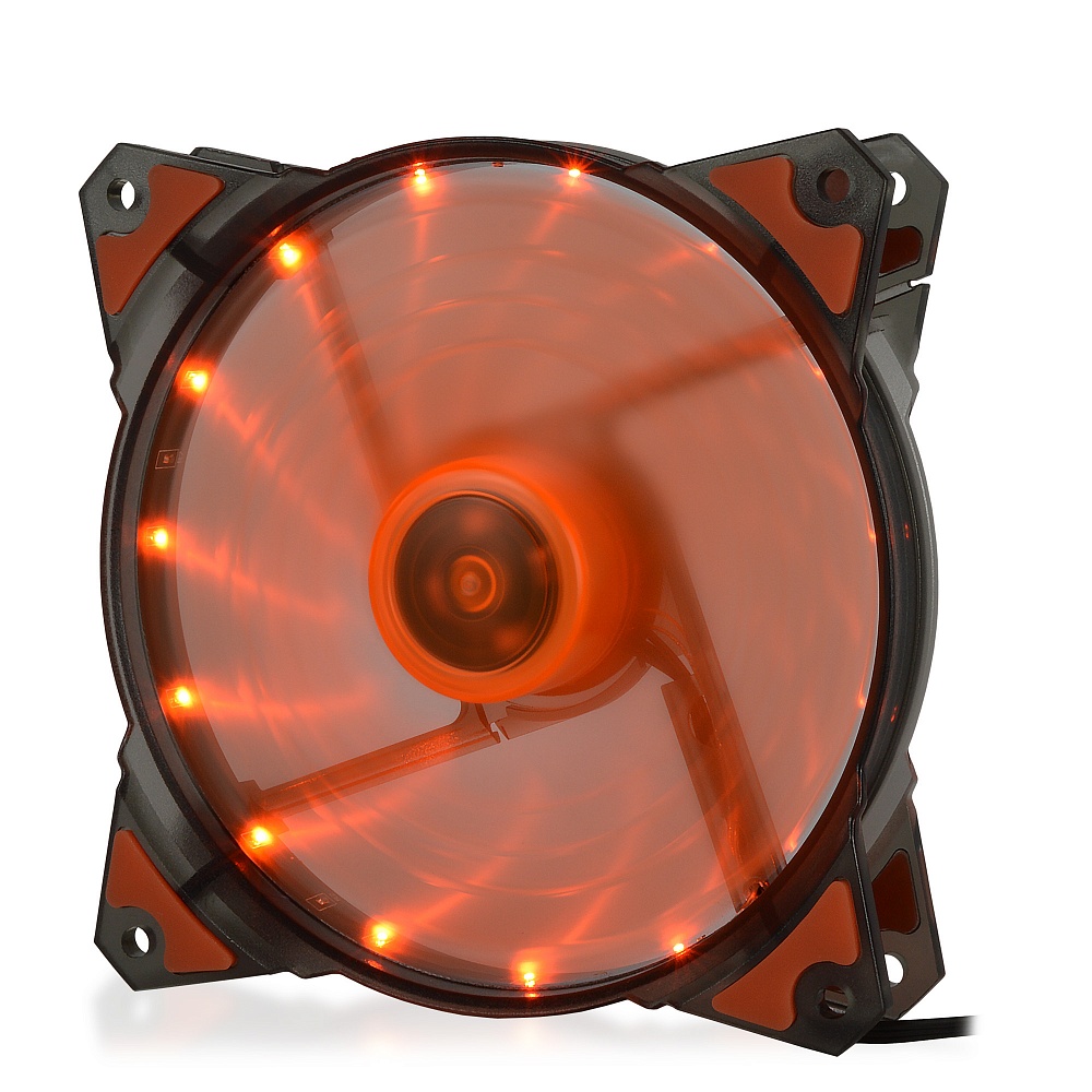 Вентилятор 120x120 Crown (CMCF-12025S-1223) Orange Led 1650rpm