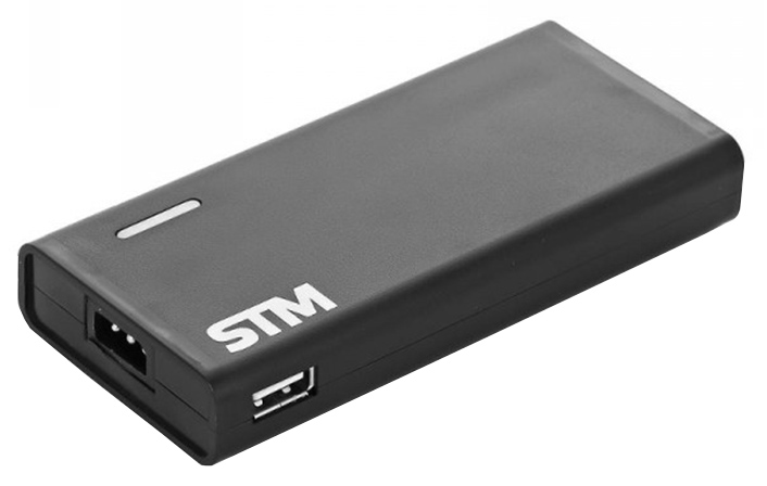 Адаптер питания STM автомобильный для ноутбуков SLU65, 65W, USB (2.1A) Slim design