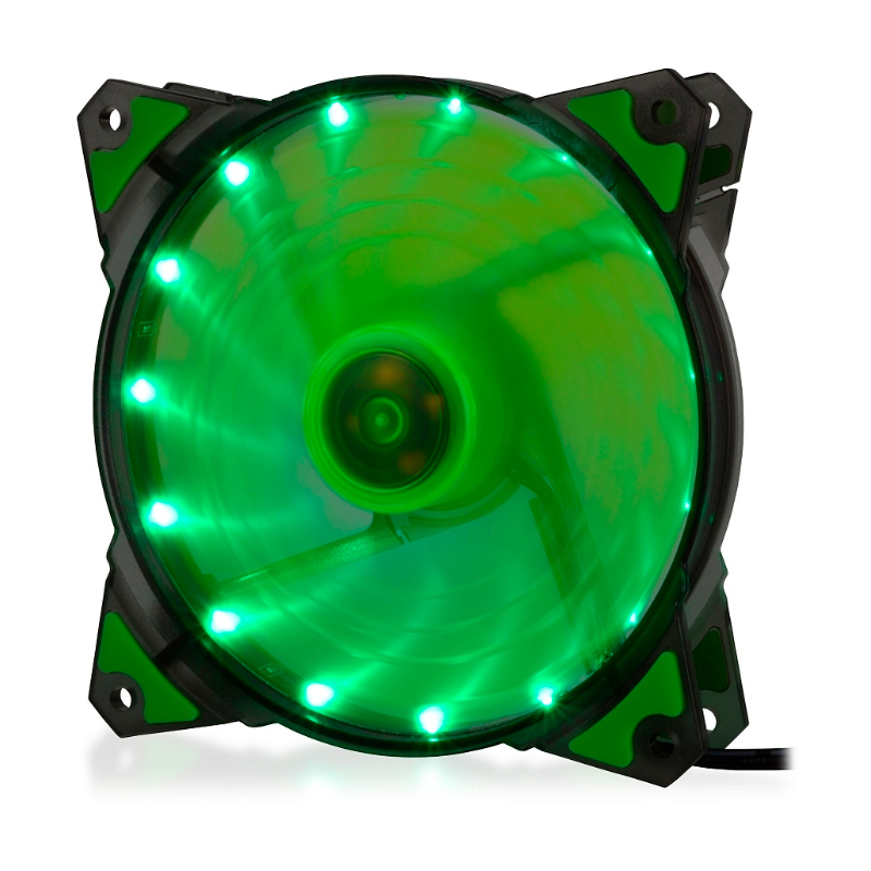 Вентилятор 120x120 Crown (CMCF-12025S-1222) Green Led 1650rpm
