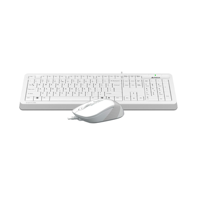 Клавиатура+мышь A4Tech Fstyler F1010 White/Grey
