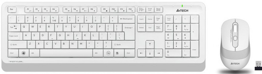 Клавиатура+мышь A4Tech Fstyler FG1010 White/Grey
