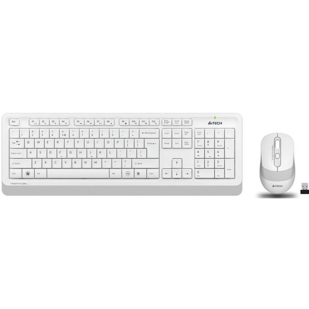 Клавиатура+мышь A4Tech Fstyler FG1010 White/Grey