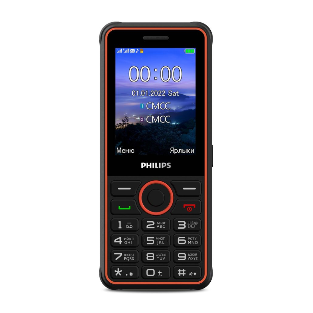 Сотовый телефон Philips Xenium E2301 темно серый