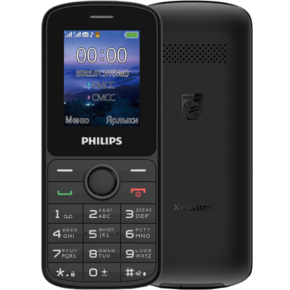 Сотовый телефон Philips Xenium E2101 черный