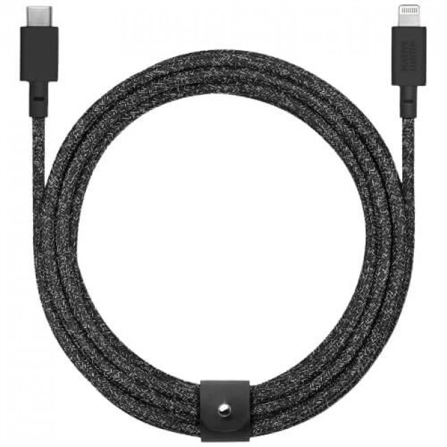 Кабель для Apple USB-C - Lightning MFI Native Union Belt Cable 3м серый