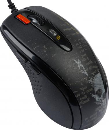 Мышь A4Tech V-Track F5 Black проводная