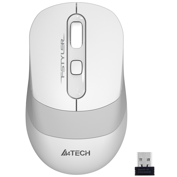 Мышь беспроводная A4Tech Fstyler FG10 White/Grey Wireless
