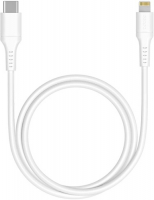 Кабель для Apple USB-C - Lightning MFI Deppa 1.2м белый (72231)