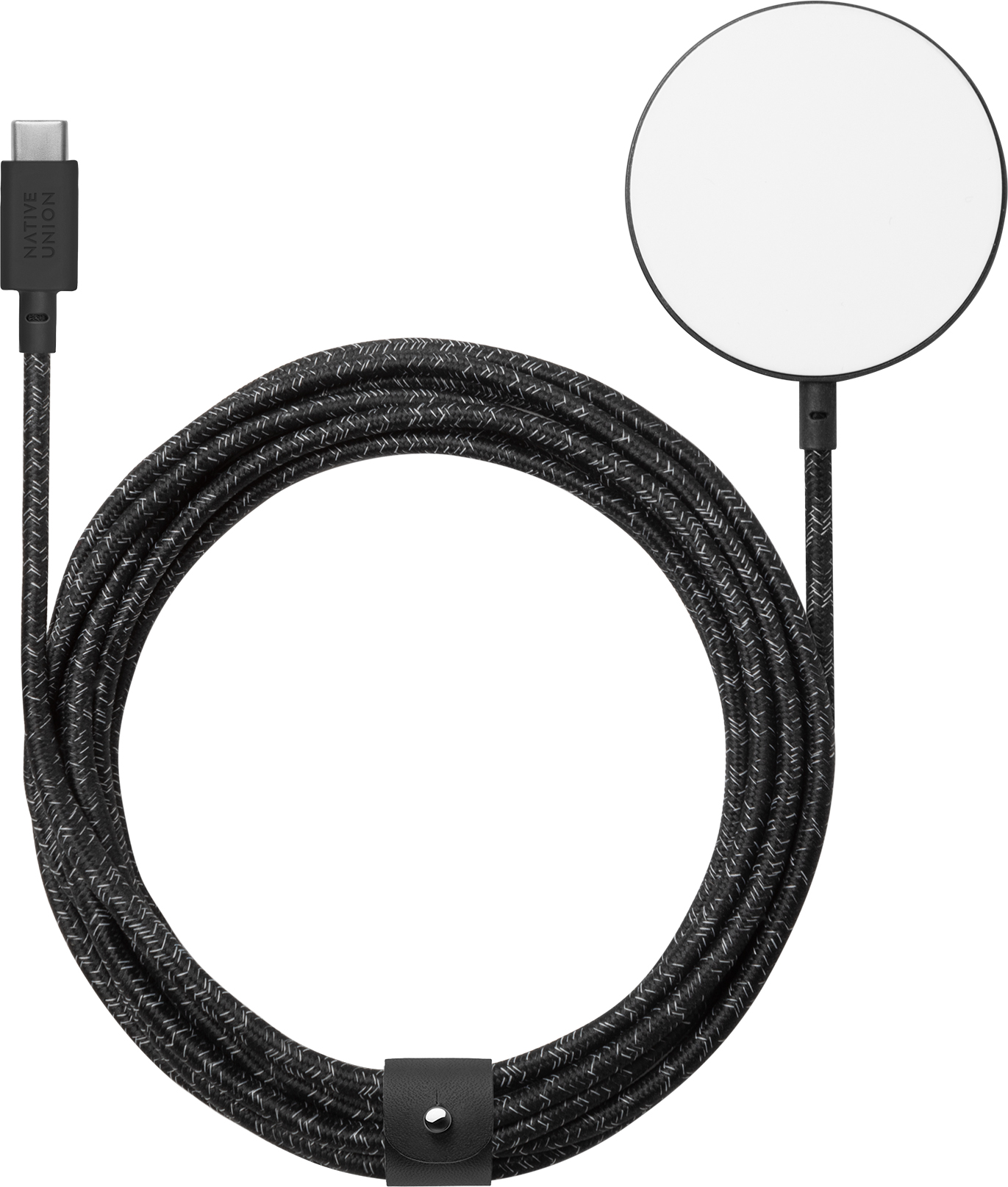 Беспроводная зарядная панель Native Union Snap Cable 15W Slate