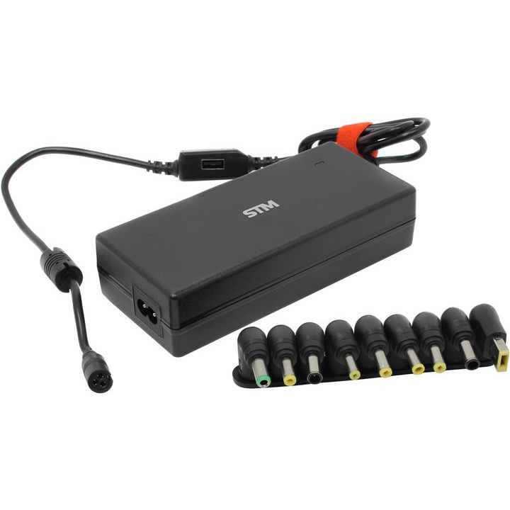 Адаптер питания от сети STM для ноутбуков BLU120, 120W, USB (2.1A)