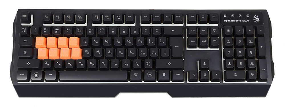 Клавиатура A4Tech Bloody B188 Black USB