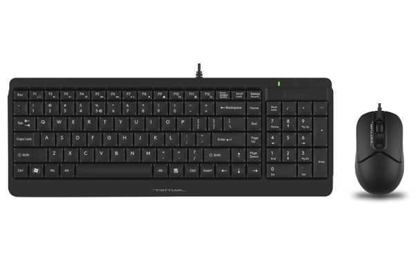 Клавиатура+мышь A4Tech F1512 Black
