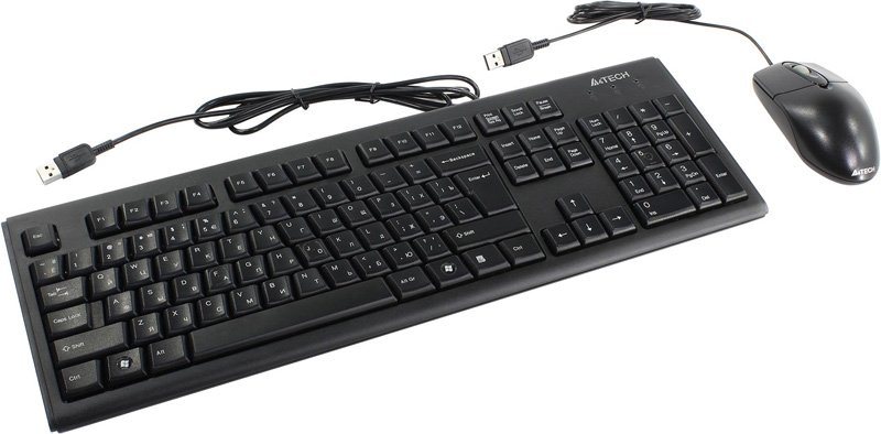 Клавиатура+мышь A4Tech KRS-8372 Black