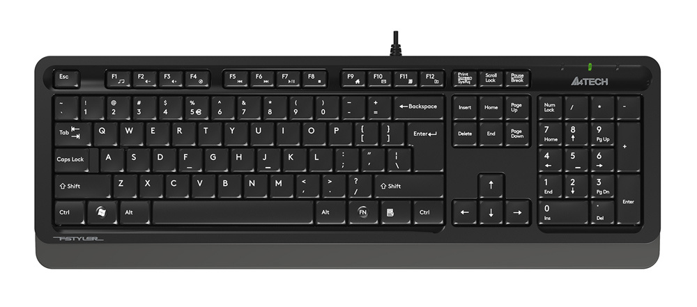 Клавиатура A4Tech Fstyler FK10 Black/Grey