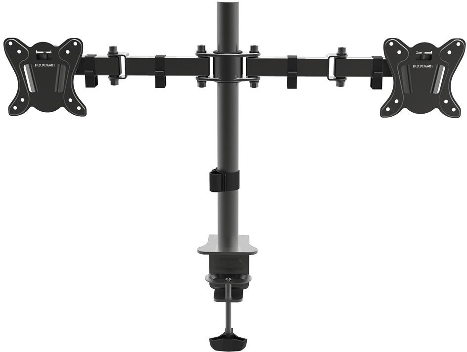 Кронштейн ARM Media LCD-T13 15-32' до 8кг Vesa до 100x100 черный для двух мониторов