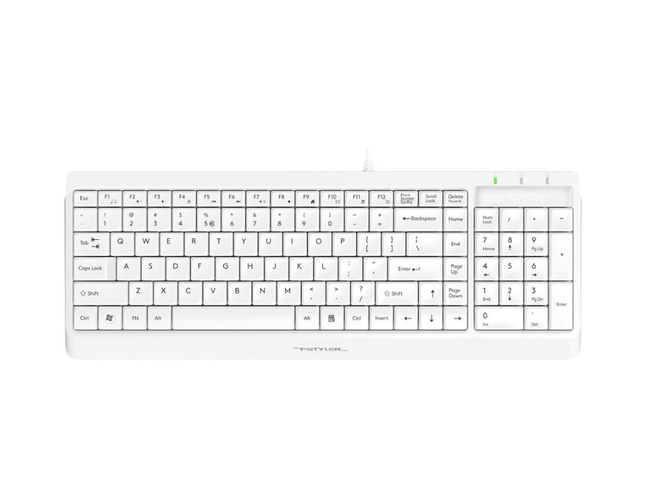 Клавиатура A4Tech Fstyler FK15 White