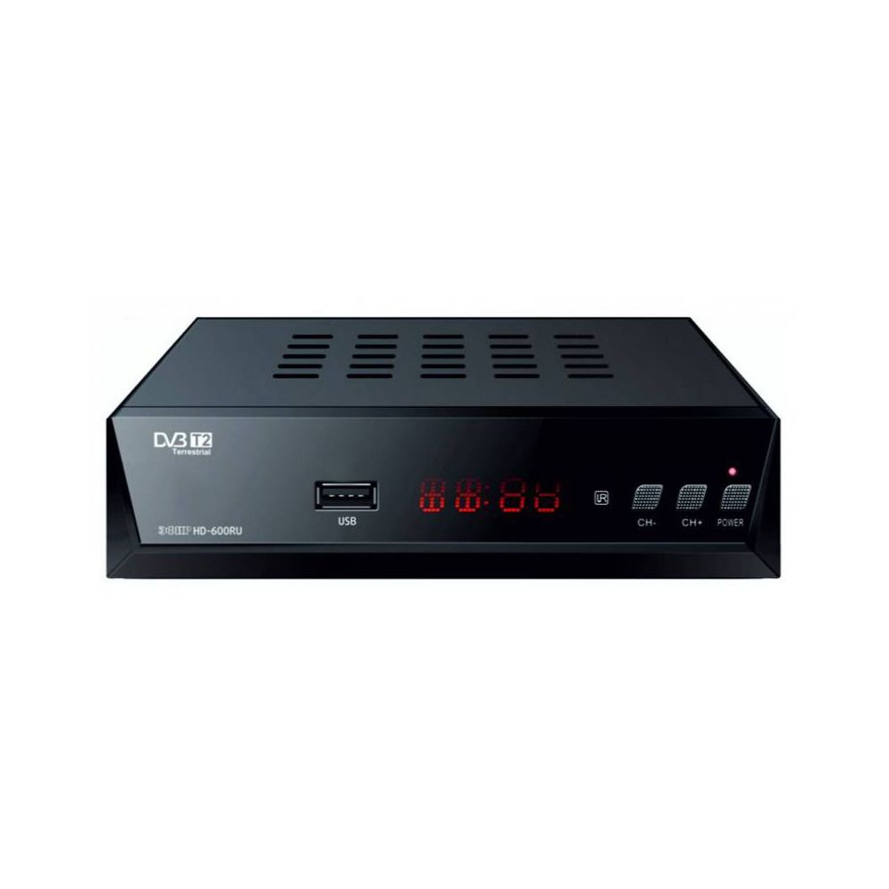 Радиоприемник Сигнал Эфир HD-600RU черный DVB-T2