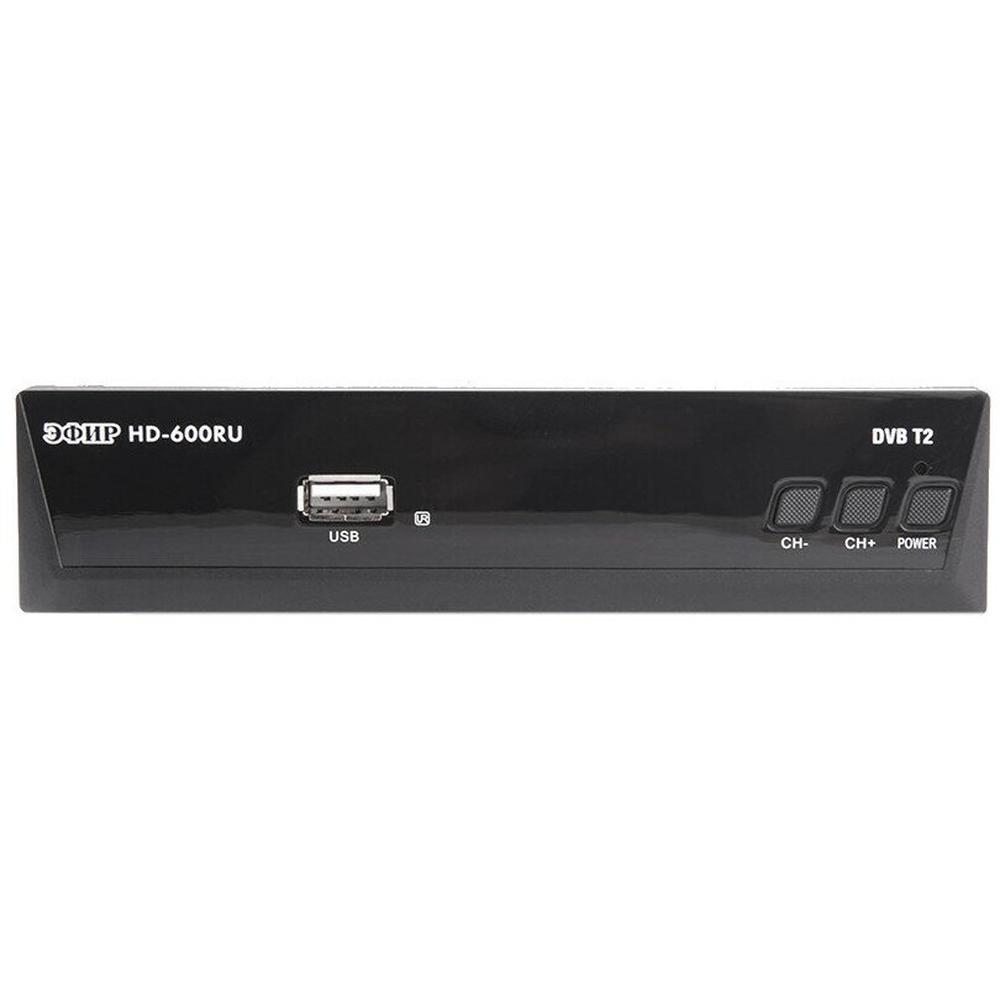 Радиоприемник Сигнал Эфир HD-600RU черный DVB-T2