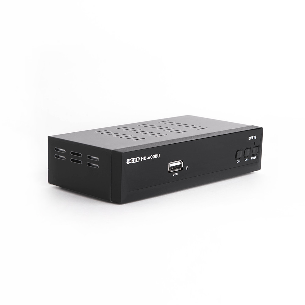 Радиоприемник Сигнал Эфир HD-600RU черный DVB-T2