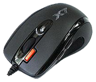 Мышь A4Tech X-710MK Black проводная