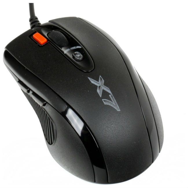 Мышь A4Tech X-710MK Black проводная