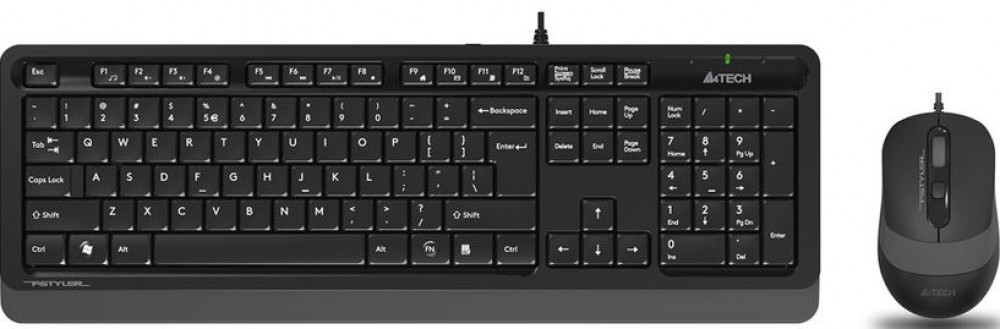 Клавиатура+мышь A4Tech Fstyler F1010 Black/Grey