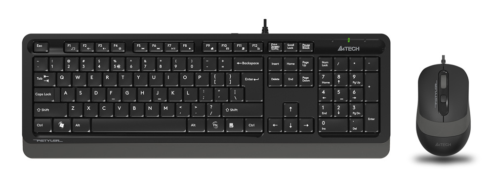 Клавиатура+мышь A4Tech Fstyler F1010 Black/Grey