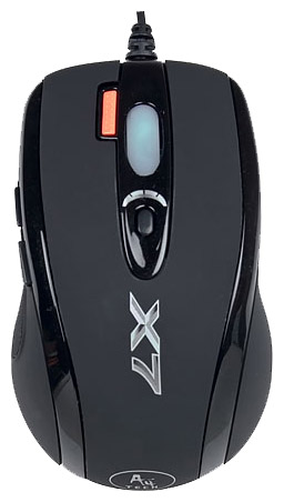 Мышь A4Tech X-718BK Black проводная