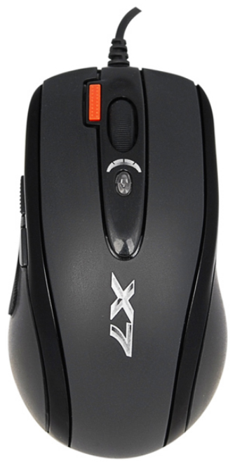 Мышь A4Tech X-718BK Black проводная