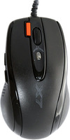 Мышь A4Tech X-718BK Black проводная