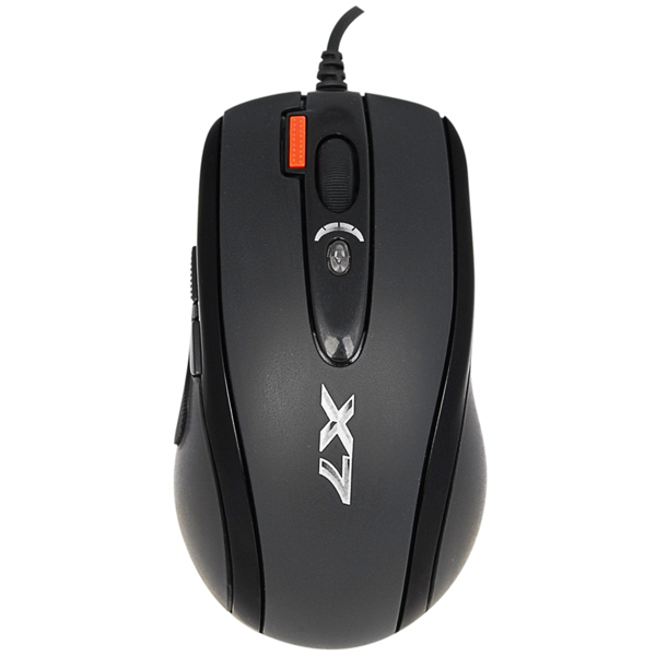 Мышь A4Tech X-718BK Black проводная